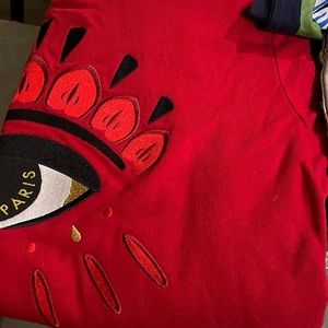 Kenzo men’s red sweatshirt